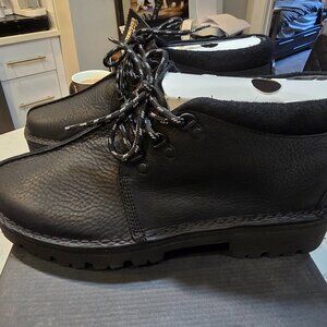 Clarks Originals Desert Trek XL Hike Shoe Black Leather 26179321 Mens SZ 12 NEW